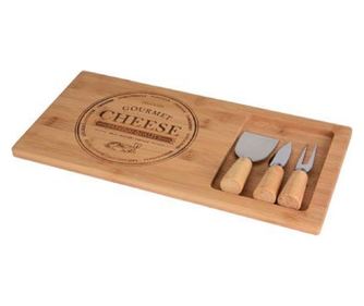 Set 3 cutite pentru branzeturi cu tava