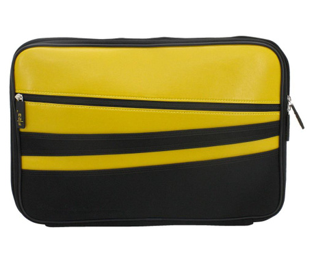 Husa pentru laptop F|23, Urban Yellow, galben/negru, neopren