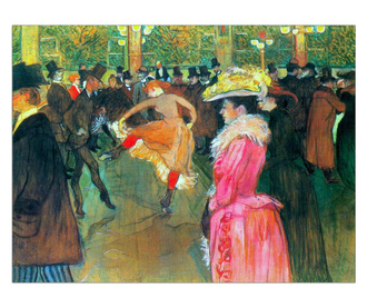 Slika Toulouse-Lautrec - Ball In The Moulin Rouge 60x80 cm