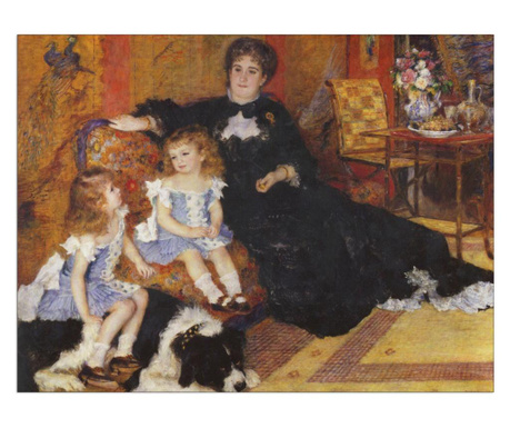 Renoir Pierre-Auguste - Madame Charpentier And Her Children Kép 60x80 cm