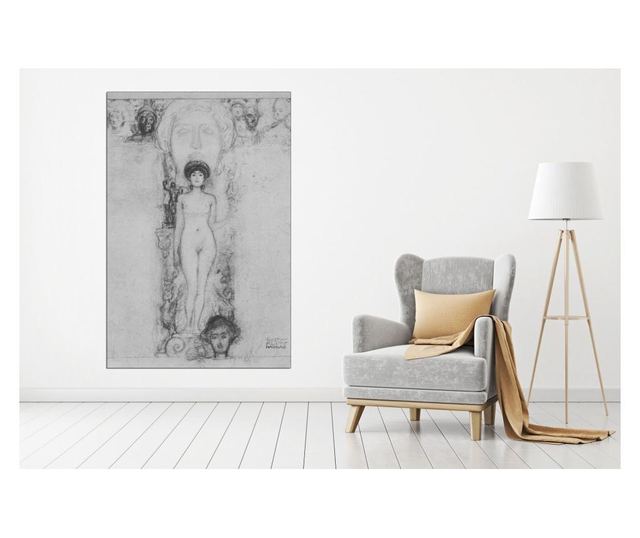 Allégorie De La Sculpture – Gustav Klimt (1889) – Tirage Giclée – Portrait – Neuf