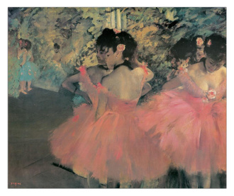 Slika Degas - Pink Dancers