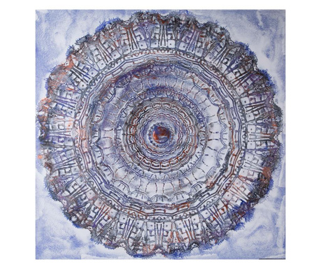 RESIGILAT Tablou Eurofirany, canvas, 100x100 cm, albastru