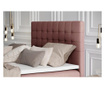 Boxspring krevet s prostorom za odlaganje Sansa Pink Silver 140x200 cm