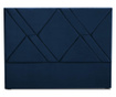 Vzglavje s 4 USB vhodi Seattle Royal Blue 120x200 cm