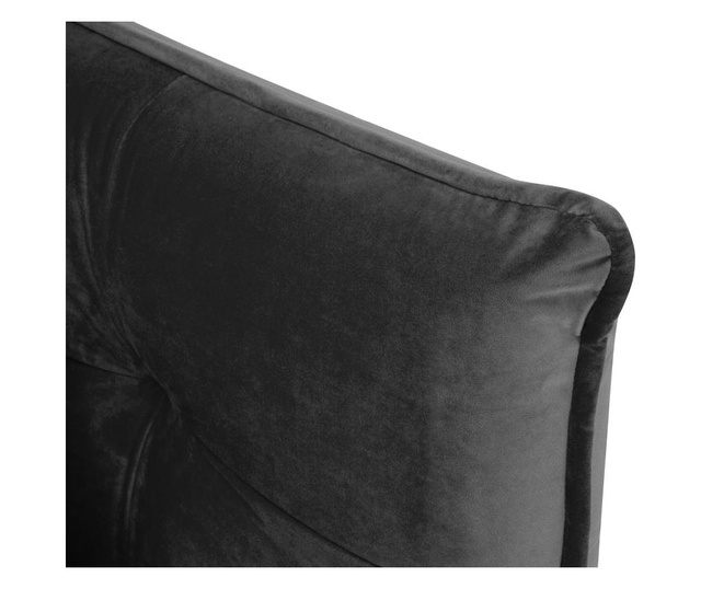 Canna Dark Grey Kihúzható háromszemélyes kanapé