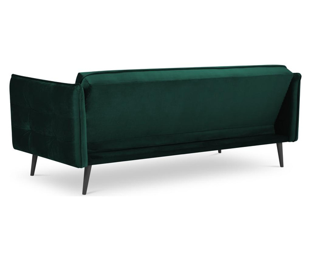 Canna Bottle Green Kihúzható háromszemélyes kanapé