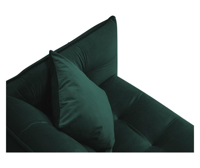 Canna Bottle Green Kihúzható háromszemélyes kanapé