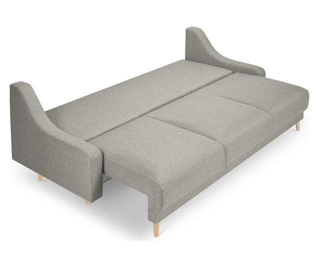 Freesia Light Grey Kihúzható háromszemélyes kanapé
