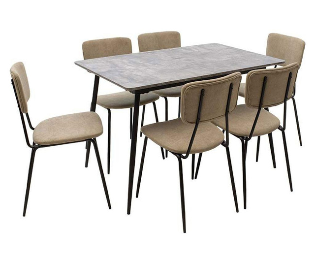Tania Kihúzható asztal és 6 db  szék