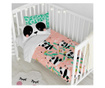 Posteljnina za otroško posteljico Panda Garden Uni 100x120
