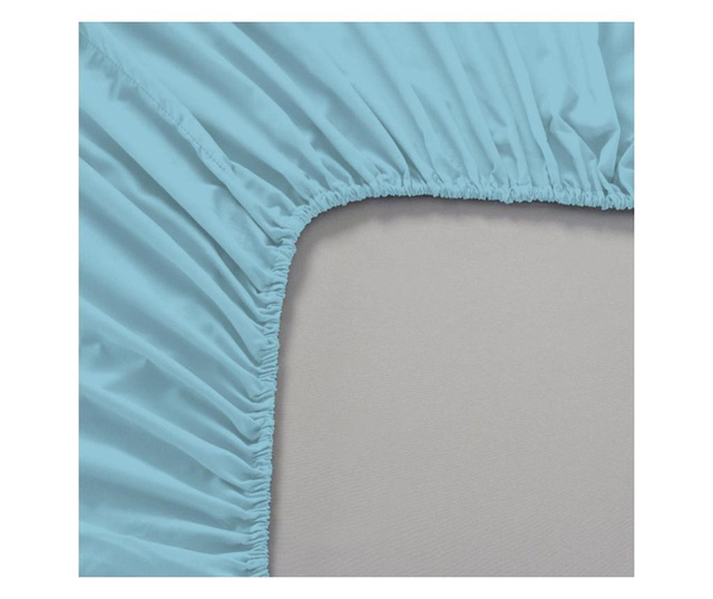 Rjuha z elastiko za otroško posteljico Basic Blue 60x120