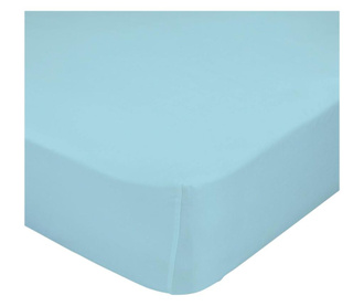 Rjuha z elastiko za otroško posteljico Basic Blue 60x120