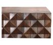 Bufet Giner Y Colomer, lemn de mango, 81x45x120 cm, maro/auriu