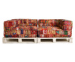 Perna modulara de podea Giner Y Colomer, multicolor, 80x80x43 cm
