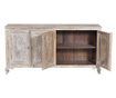 Bufet Giner Y Colomer, lemn de tec, 185x42x92 cm, alb