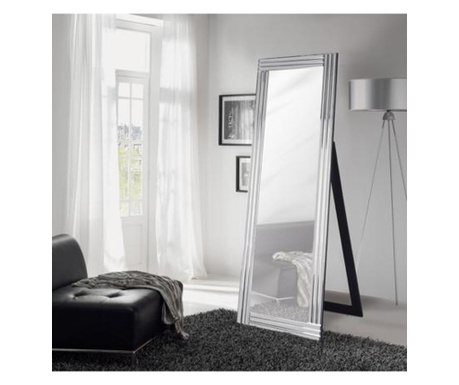 Oglinda de podea Giner Y Colomer, metal, 50x4x150 cm, gri/negru