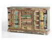 Bufet Giner Y Colomer, lemn reciclat, 150x40x90 cm, multicolor