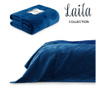 Laila Royal Blue Steppelt ágytakaró 240x260 cm