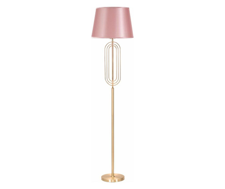 Lampadar Mauro Ferretti, Glam Pink, fier, auriu/roz, 40x40x169 cm