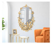 Oglinda de perete Mauro Ferretti, Glam Gold, fier, 59x3x90 cm, auriu