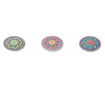 Set 6 suporturi pentru vase fierbinti Villa D'este, Graciosa Round, ceramica, 16x16x1 cm