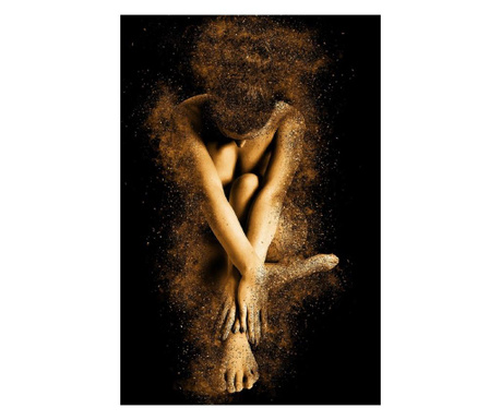 Tablou Canvas, Femeie Nud Vis magic 3, 70 x 100 cm, Rama lemn, Multicolor  60x90 cm
