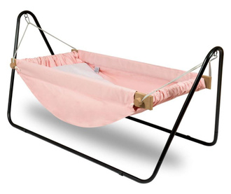 Otroška viseča mreža s stojalom Bliss Pink