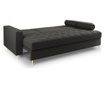 Sofa dvosjed Santo Dark Grey