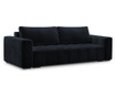Luca Dark Blue Háromszemélyes kanapé