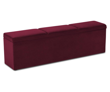 Enrico Bordeaux Háromszemélyes kanapé