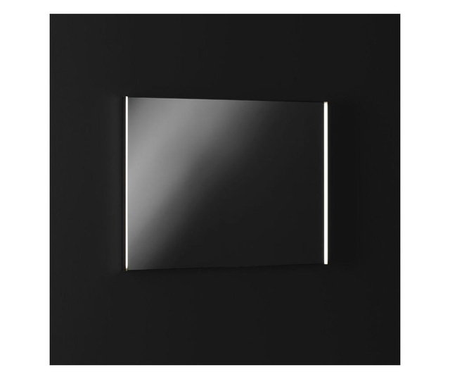 Oglinda cu LED Tft Home Furniture, sticla, 90x4x70 cm, alb