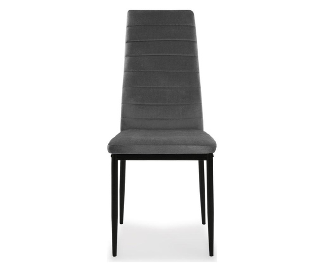 Set 2 scaune Versa, Valentina, gri, 60x120x47 cm