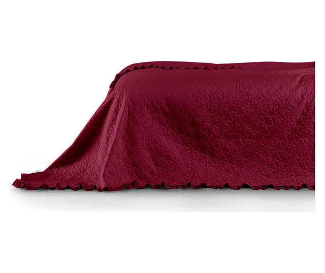 Cuvertura matlasata Ameliahome, Tilia Rubin, poliester, 170x210 cm, rubin