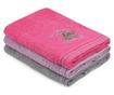 Set 3 prosoape de baie Beverly Hills Polo Club, bumbac, 480 gr/m², 50x90 cm, multicolor