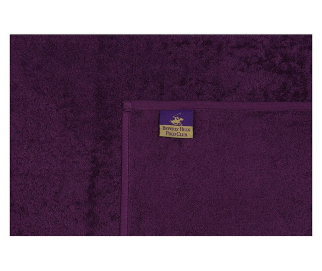 Set 2 prosoape de baie Beverly Hills Polo Club, bumbac, 480 gr/m², 70x140 cm, lila/mov inchis