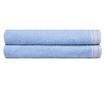 Set 2 prosoape de baie Beverly Hills Polo Club, bumbac, 480 gr/m², 50x90 cm, albastru