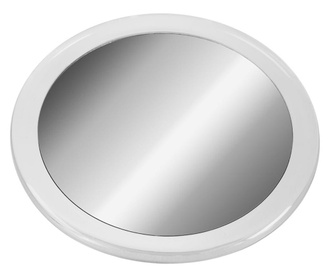Oglinda Versa, plastic, 19x3x19 cm, alb