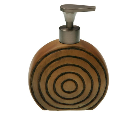 Dispenser sapun lichid Versa, ceramica, 17x8x13 cm, maro