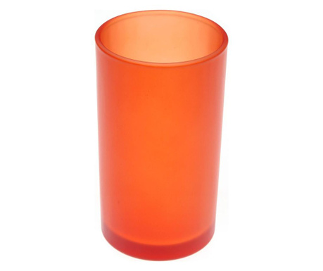 Pahar Versa, sticla, 6x6x11 cm, portocaliu