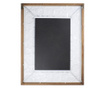 Oglinda Novita Home, metal, 64x83x4 cm, turcoaz