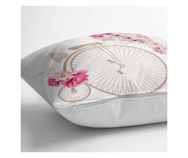 Jastučnica Minimalist Cushion Covers Flower And Bike 45x45 cm