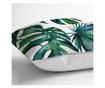 Fata de perna Minimalist Cushion Covers Green Leaf Modern 45x45 cm