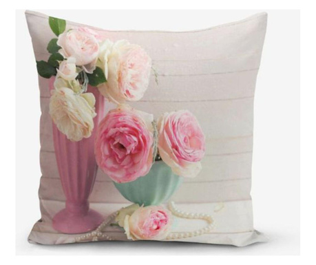 Minimalist Cushion Covers Pink Roseler Kırlenk Párnahuzat 45x45 cm