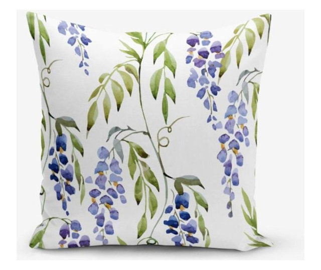 Jastučnica Minimalist Cushion Covers Purple Leafs Special Design 45x45 cm