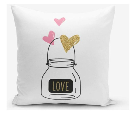 Poszewka na poduszkę Minimalist Cushion Covers Love Heart 45x45...
