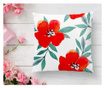 Prevleka za blazino Minimalist Cushion Covers White Background Flower 45x45 cm