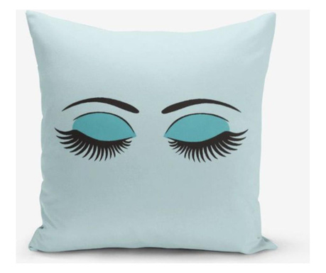 Poszewka na poduszkę Minimalist Cushion Covers Blue Göz Lash 45x45 cm