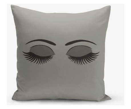 Poszewka na poduszkę Minimalist Cushion Covers Grey Göz Lash 45x45 cm