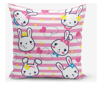 Fata de perna Minimalist Cushion Covers Striped Rabbit 45x45 cm